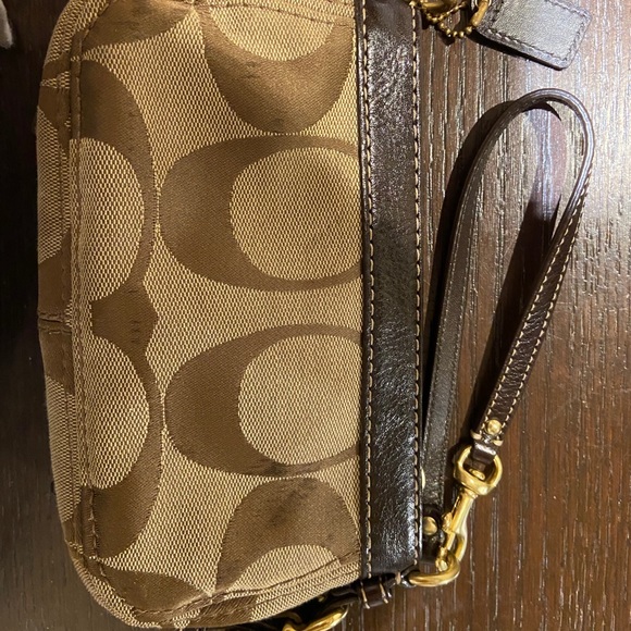 Coach Logo Wristlet - Picture 3 of 7